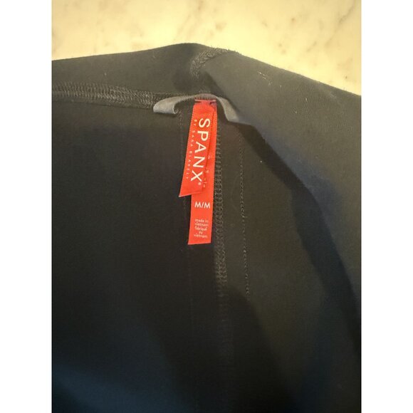 NEW Spanx Faux Leather Convertible Jacket Black Sz M $178 [jb] - Picture 10 of 14